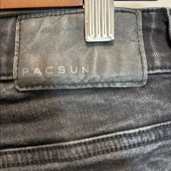 PacSun Charcoal Denim Jeans Skinny 30 x 32 - Picture 3 of 4